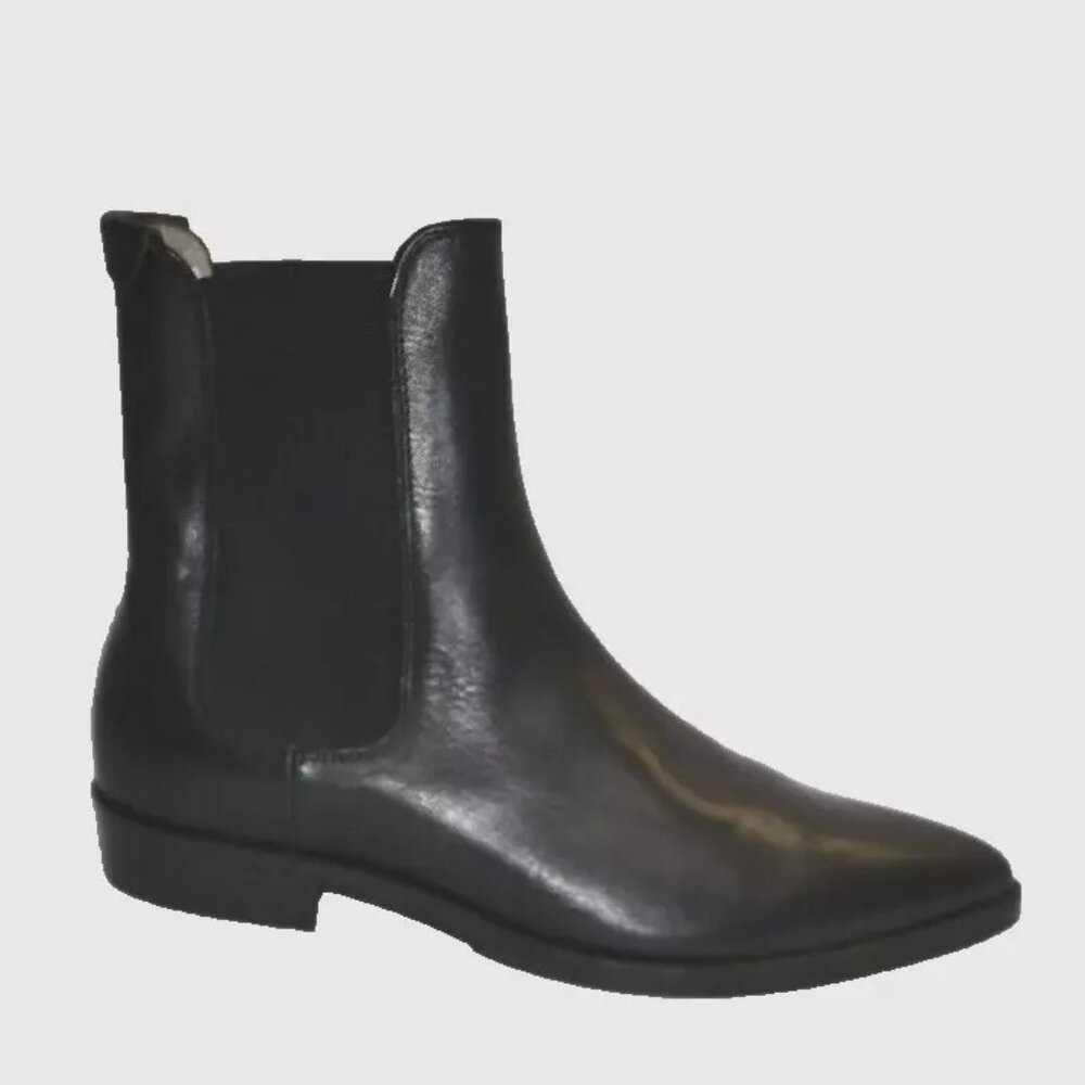 New! ALLSAINTS Men's Steam Pull On Chelsea Boots Black Size 42 EU 9 US DD363A